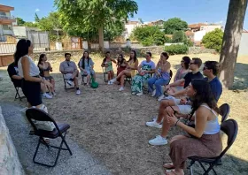 Στάση στην Κοσμοσώτειρα Φερών Ελληνοαμερικανών Ομογενών που γνωρίζουν τη Θράκη
