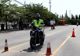 Νέος χώρος εξετάσεων υποψήφιων μοτοσικλετιστών στην Κομοτηνή