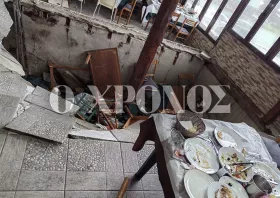 Υποχώρησε μέρος πατώματος σε ταβέρνα της Ροδόπης 