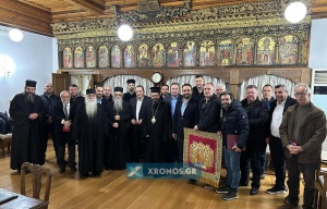 Στο Άγιο Όρος ο Μητροπολίτης και φορείς της Ροδόπης Στο Άγιο Όρος ο Μητροπολίτης και φορείς της Ροδόπης