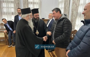 Στο Άγιο Όρος ο Μητροπολίτης και φορείς της Ροδόπης Στο Άγιο Όρος ο Μητροπολίτης και φορείς της Ροδόπης