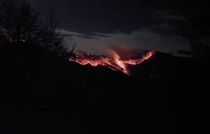 Η φωτιά από την Βουλγαρική πλευρά Η φωτιά από την Βουλγαρική πλευρά