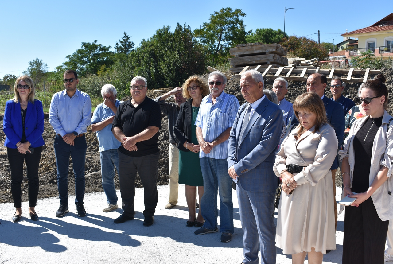 Θεμελιώθηκε ο νεοαναγειρόμενος ναός Αγίας Αικατερίνης Μεσοχωρίου