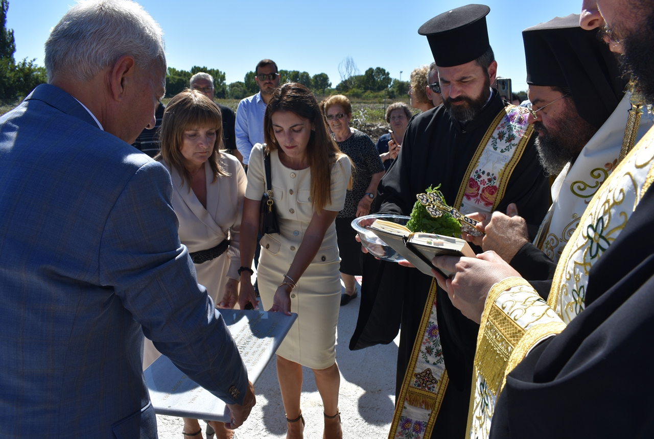 Θεμελιώθηκε ο νεοαναγειρόμενος ναός Αγίας Αικατερίνης Μεσοχωρίου